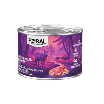 Feral Wet Adult Cat Monoprotein Pork 200 g