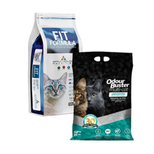 Pack Fit Formula Gato 10Kg y Arena Odour Buster Multi-Cat 12Kg