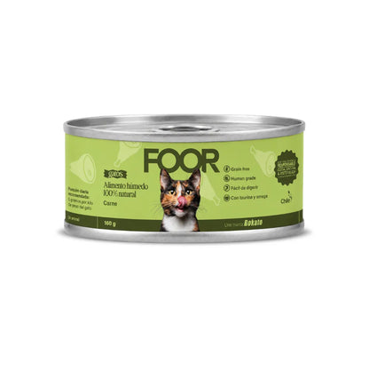 FOOR Lata Gato Carne 160 g