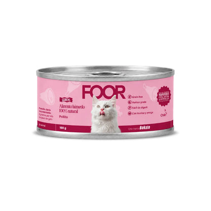 FOOR Lata Gato Pollito 160 g
