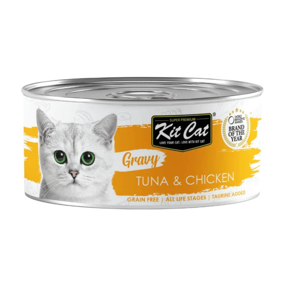 Kit Cat Gravy - Tuna & Chicken - Lata 70gr