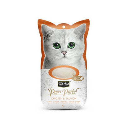 Kit Cat Purr Purée - Chicken & Salmon
