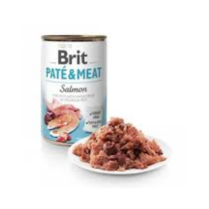 Lata Brit Pate & Meat Salmon 400 g