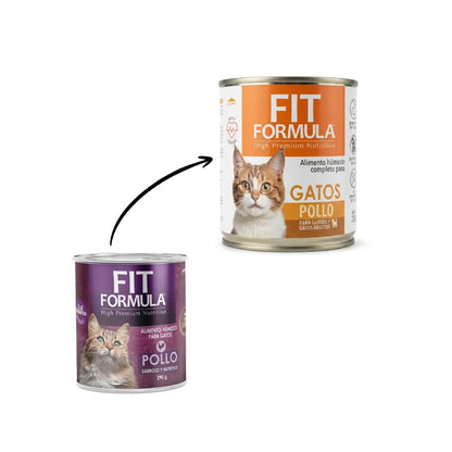 Lata Fit Formula Gato Pollo 290 g