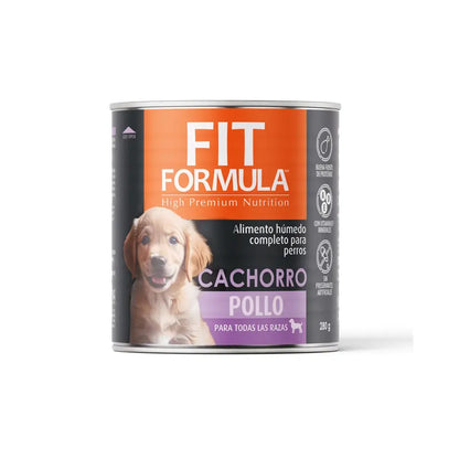 Pack 12 Latas Cachorro Fit Formula Sabor Pollo