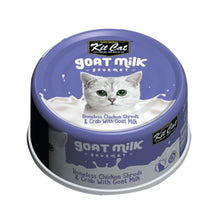 Lata Kit Cat Goat Milk Gourmet Chicken & Crab 70Gr
