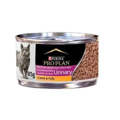 Lata Pro Plan Gato Urinary Tract Carne de Res & Pollo 85gr