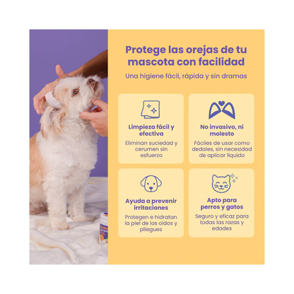 Limpiador de Orejas Finger Pads