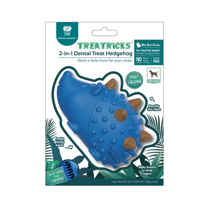 Natura Nourish Pet Treat 2 En 1 Dental Erizo Pollo