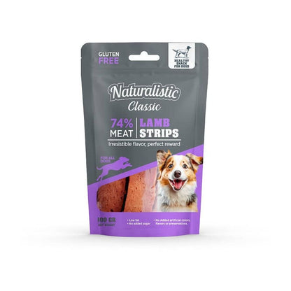 Naturalistic Classic Lamb Strips 100gr