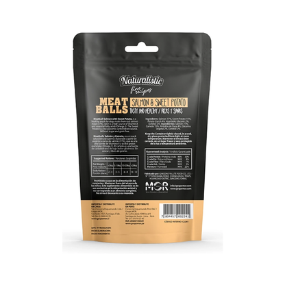 Pack 4x3 Naturalistic Meat Balls Salmón & Sweet Potato 100 g