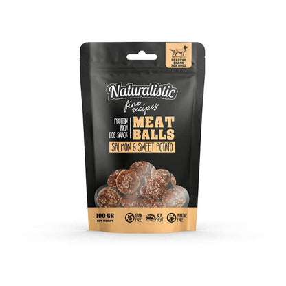 Pack 4x3 Naturalistic Meat Balls Salmón & Sweet Potato 100 g
