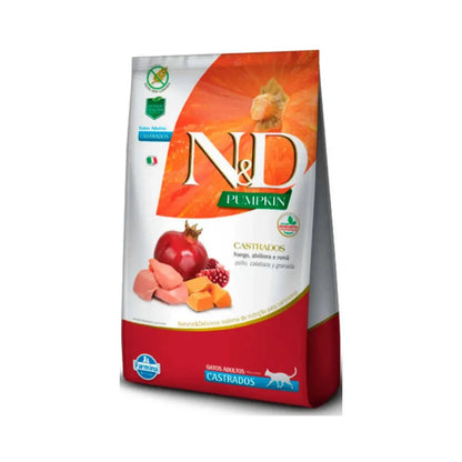 N&D Pumpkin Gato Castrado Pollo, Calabaza y Granada 1,5 kg