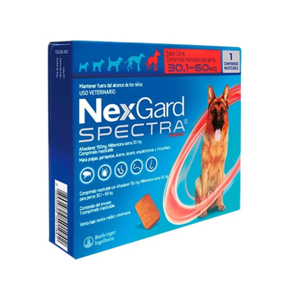 Nexgard Spectra 30 - 60 kg 1 Comprimido
