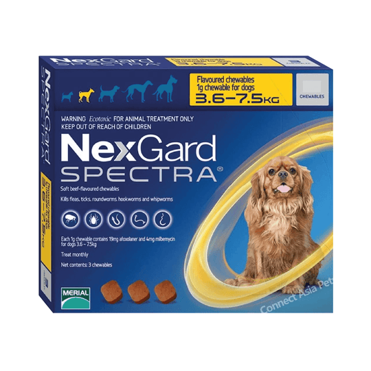 Nexgard Spectra 3.6 - 7.5kg 1 Comprimido