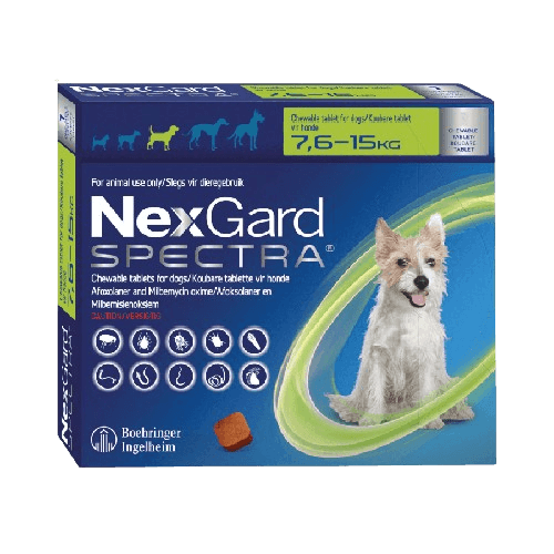 Nexgard Spectra 7.6 - 15kg 3 Comprimidos