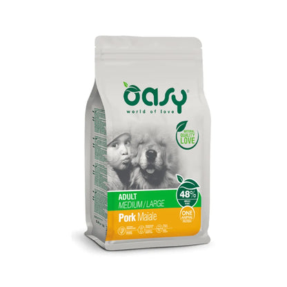 Oasy One Animal Protein Adult Medium/Large Pork 12 kg