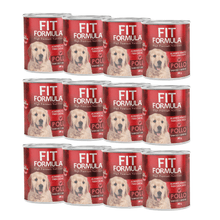 Pack 12 Latas Cachorro Fit Formula Sabor Pollo