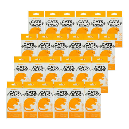 Pack 24x Cats Snack Hierba Gatera Pollo 80g