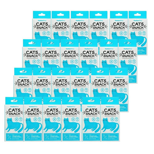 Pack 24x Cats Snack Hierba Gatera Salmón 80g