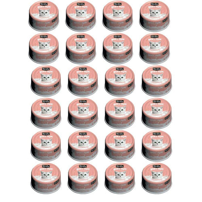 Pack 24x  Kit Cat Goat Milk Gourmet Tuna & Salmon 70Gr