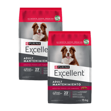 Pack 2x Purina Excellent Maintenance Perro Adulto 15kg