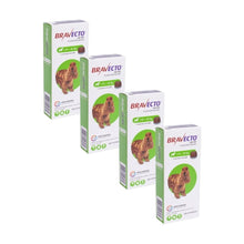 Pack 4x Bravecto Perro 10 - 20kg (500mg)