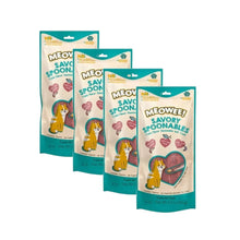 Pack 4x3 Meowee Spoon Salmón, Atún y Camarón 4 Tubos 56 g