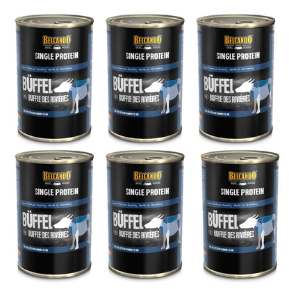 Pack 6x Belcando Lata Single Protein Búfalo 400gr