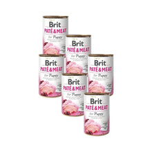 Pack 6x Lata Brit Paté & Meat Puppy 400Gr