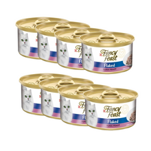 Pack 8x Fancy Feast Lata Flaked Atun 85 Gr