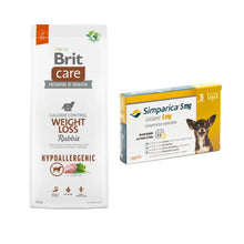 Pack Brit Care Weight Loss Rabbit 12 kg + Simparica 3 Comprimidos