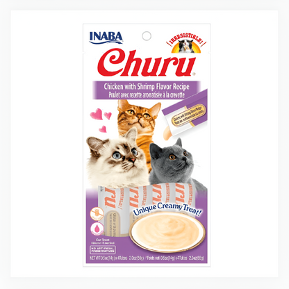 Pack Churu (4 tubos) y Hierba Gatera - especial peluquería Gato