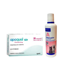 Pack Cuidado Piel Apoquel 16 Mg 20 Comp + Shampoo Allercalm
