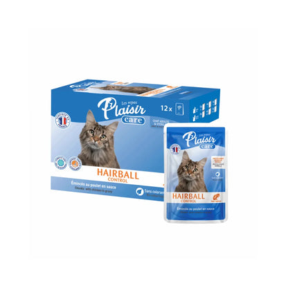 Plaisir Care Gato Adulto Control Bolas de Pelo 12 x 85 g