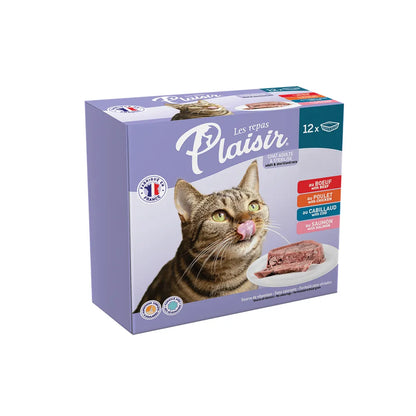 Plaisir Gato Adulto Paté Mix de Sabores 12 x 100 g