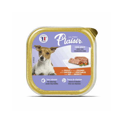 Plaisir Perro Adulto Paté de Pollo y Vegetales 300 g