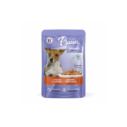 Plaisir Perro Adulto Pollo y Vegetales 100 g
