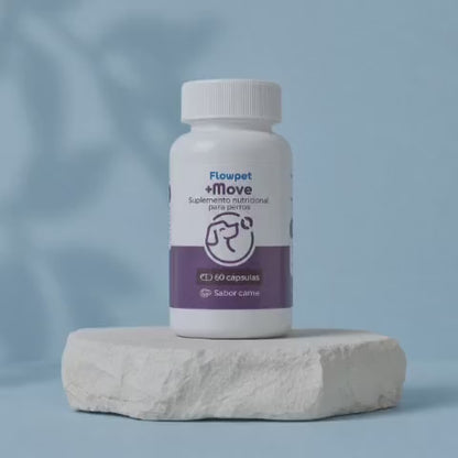 Suplemento Articular Perro Flowpet + Move 60 Capsulas