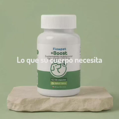 Multi-Vitaminas Perro Flowpet + Boost 60 Cápsulas