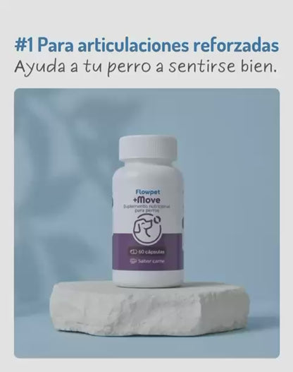 Flowpet + Move Suplemento Perro 60 Capsulas