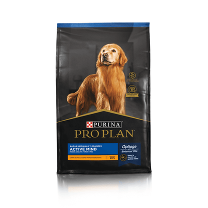 Pro Plan Perro Active Mind 7+ Razas Medianas y Grandes 15Kg
