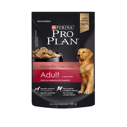 Pro Plan Pouch Carne Perros Adultos