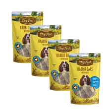 Pack 4x3 Dog Fest Orejas de Conejo con Pato 90gr