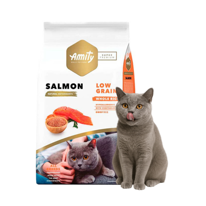 Amity Low Grain Salmon Adult Cat