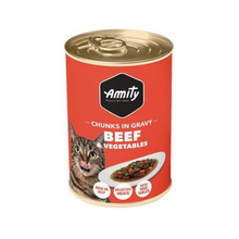 Amity Chunks WF Gato Res & Vegetales 415Gr Lata Húmedo