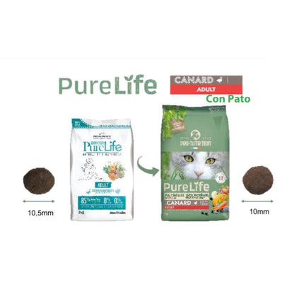 Pure Life Flatazor - Gato Adulto Pato