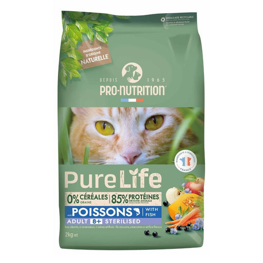 Pure Life Flatazor - Gato Senior Esterilizado 8+