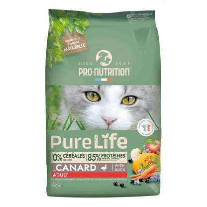 Pure Life Flatazor - Gato Adulto Pato