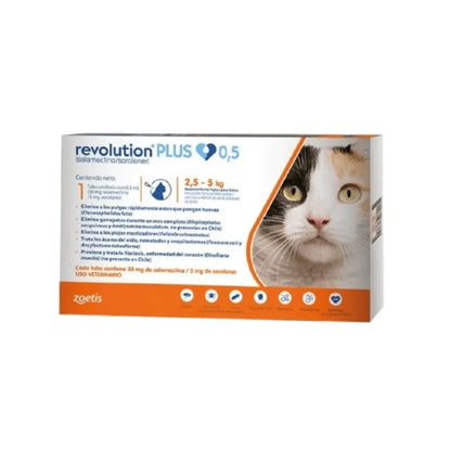 Revolution Plus Gato 2.5 - 5kg (0.5ml)
